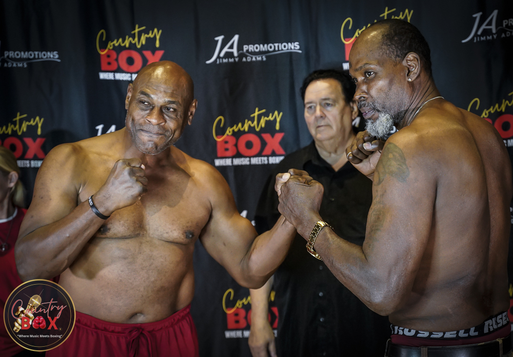 Jimmy Adams at a Country Box weigh-in